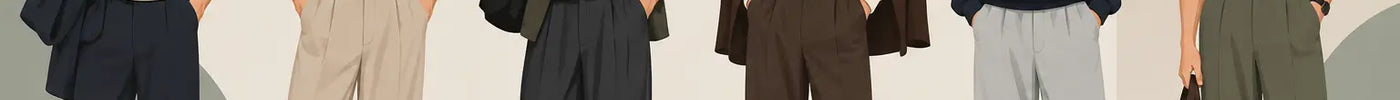 Weite Herrenhose modern kombinieren mit 6 Looks