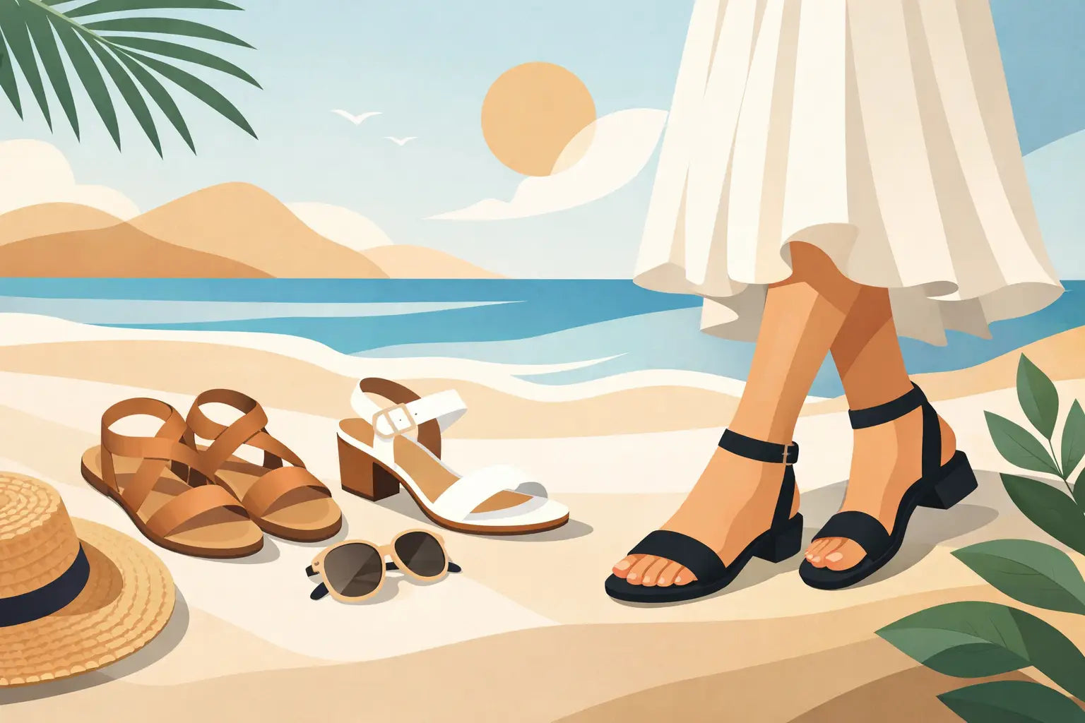 Beste Sommer-Sandalen Damen: Stil mit Haltung