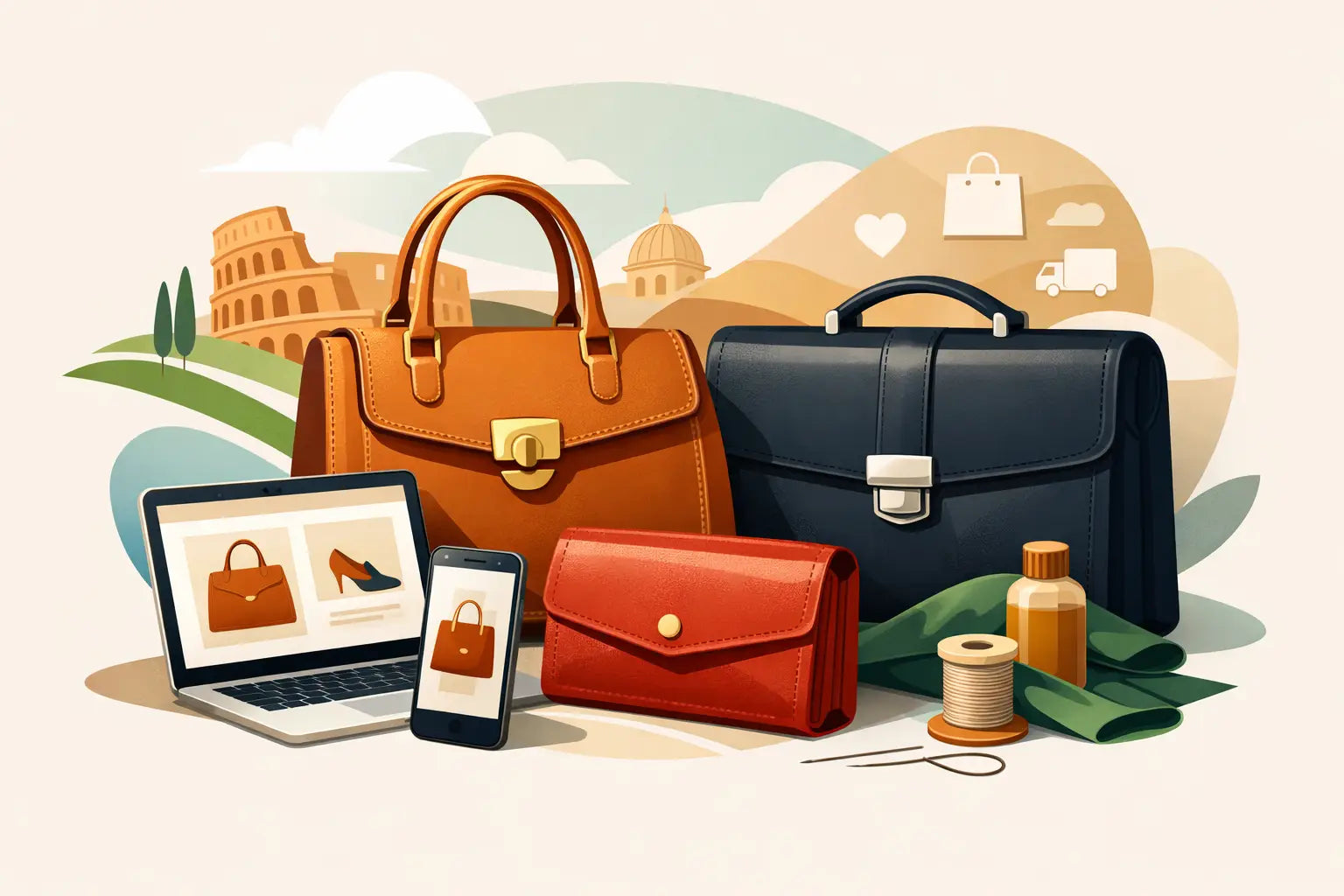 Italienische Lederwaren online kaufen: Stil mit Substanz