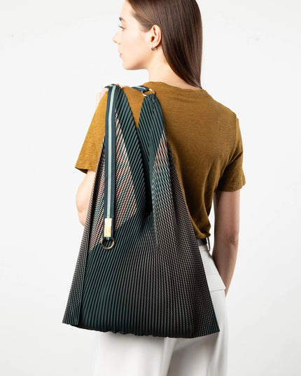 💟 Plissierte Tasche ISABELLA GREEN Y BAG