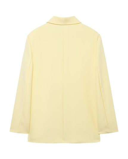 Damen Blazer Wall Street Lemon