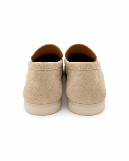 HOLLERT | Herren Loafer aus Kalbsveloursleder | Beige
