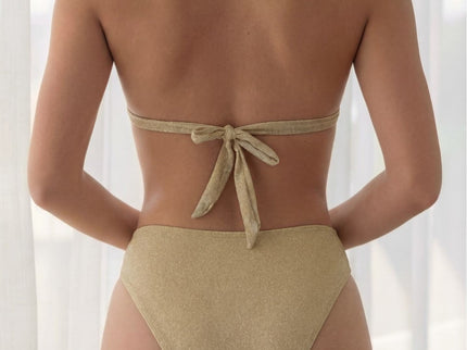 Damen Bikini Set MIAMI SOUTH BEACH Khaki