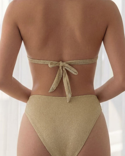 Damen Bikini Set MIAMI SOUTH BEACH Khaki