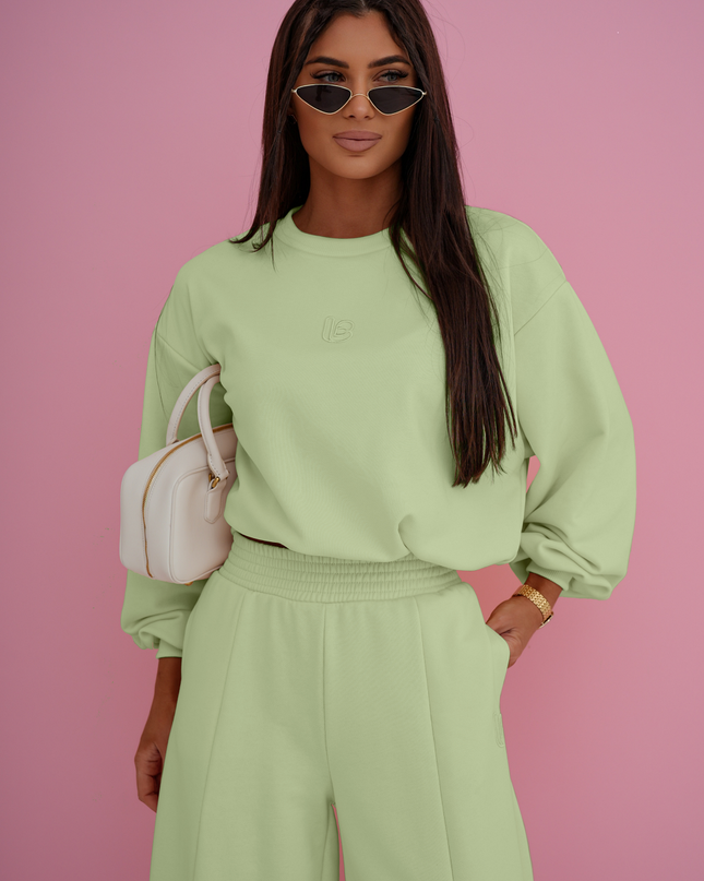 BRONX Damen Freizeit Set - Matcha