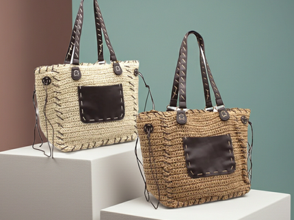 CC logo fur shopper 
