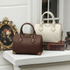 Womens Genuine Ostrich Skin Leathe Top Handle Pillow Bag