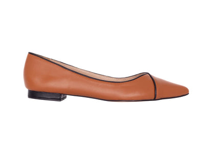 Ariri Brown Leather Ballerinas – Comfort Flat