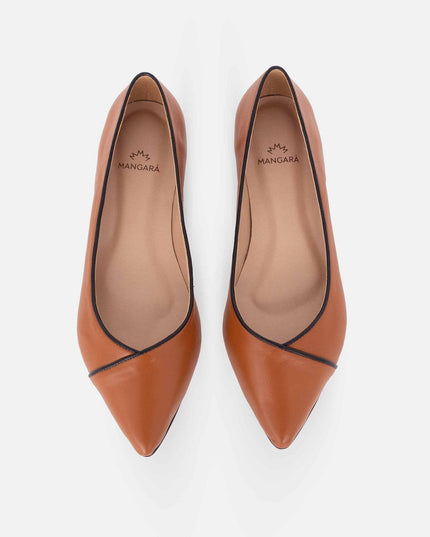 Mangará Ariri Ballerinas – Braunes Leder