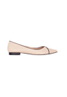 Ariri Beige Leder-Ballerinas