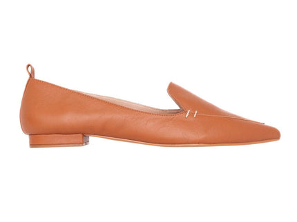 Black Leather Ballerinas Butia – Women’s Pointed-Toe Flat Shoes-6