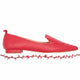 Black Leather Ballerinas Butia – Women’s Pointed-Toe Flat Shoes-7