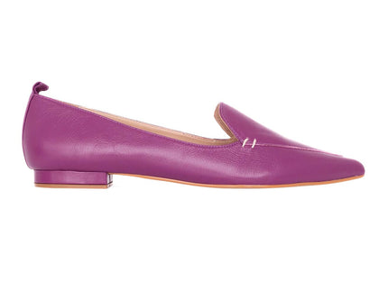 Black Leather Ballerinas Butia – Women’s Pointed-Toe Flat Shoes-8