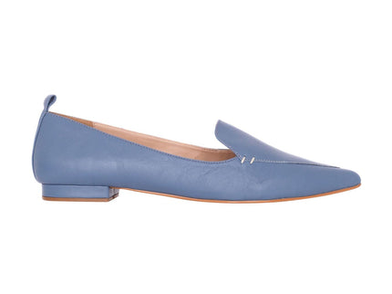 Black Leather Ballerinas Butia – Women’s Pointed-Toe Flat Shoes-5