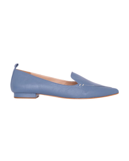 Black Leather Ballerinas Butia – Women’s Pointed-Toe Flat Shoes-5