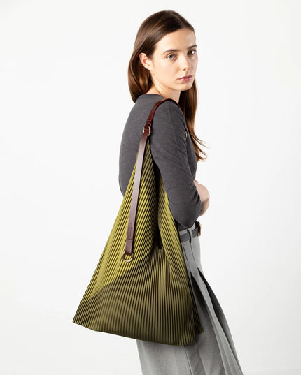 💟 Plissierte Tasche AUDREY Y BAG I Lederriemen