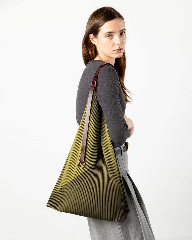 💟 Plissierte Tasche AUDREY Y BAG I Lederriemen