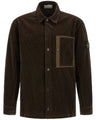 Stone Island | 1200016 Baumwollcord-Overshirt | Dunkelbraun | Herren