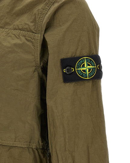 Stone Island | 120004 Nylon Metal Overshirt | Olivgrün | Herren