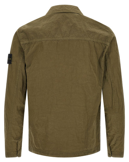 Stone Island | 120004 Nylon Metal Overshirt | Olivgrün | Herren
