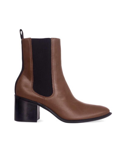👢 Canna Damen Leder Chelsea Boots | Brown