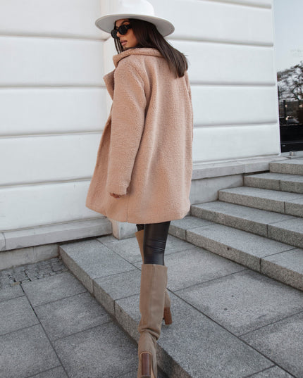 LA BALANCIA | TEDDY Mantel | Beige