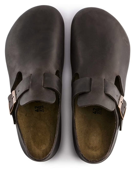 Birkenstock | London Schuhe aus geöltem Naturleder | Braun | Unisex