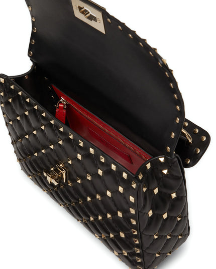 Valentino Garavani | Rockstud Spike Schultertasche | Black