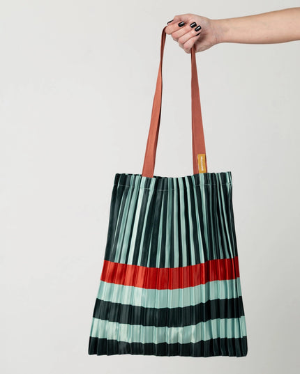 Satin Faltentasche SMERALDA | Made in Italy