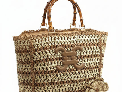 CROCHET PARIS Tragetasche Handtasche mit Logo - ModeEcho