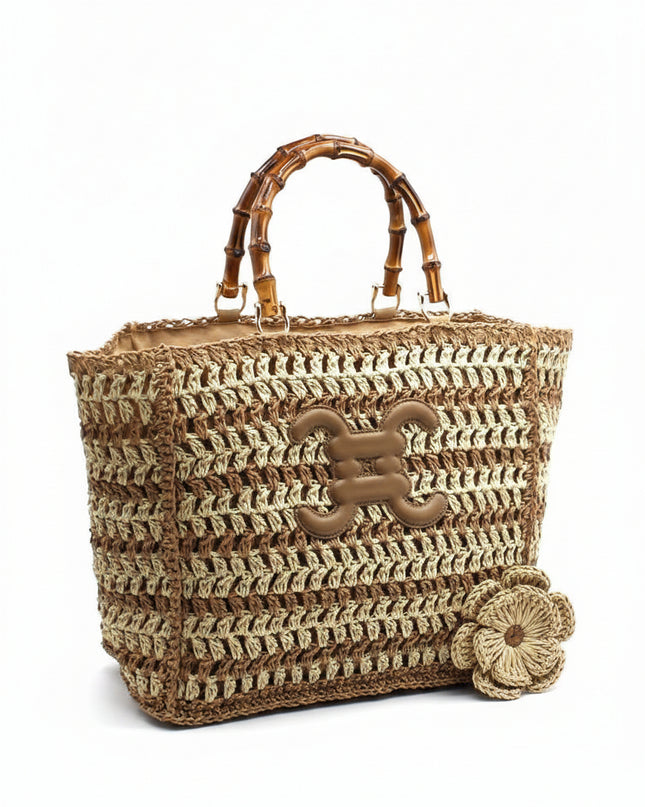 CROCHET PARIS Tragetasche Handtasche mit Logo - ModeEcho