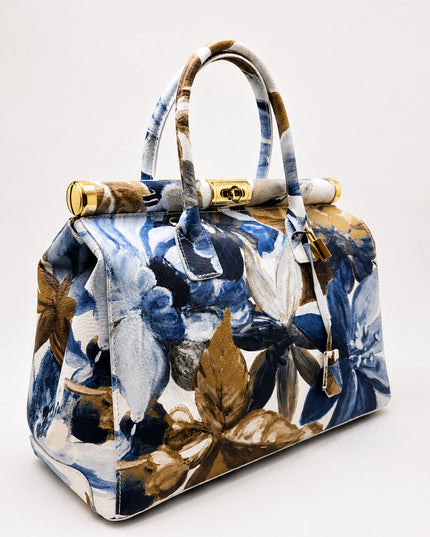 ZEEN | NORA Magnolia Blu | Ledertasche | Made in Italy