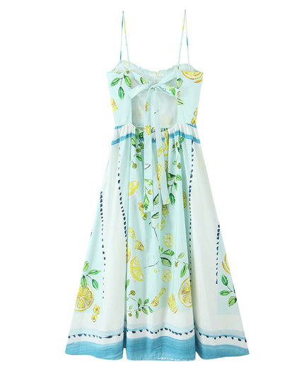MENORCA ATELIER Sommerkleid IBIZA – Lemon Slices
