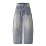 MaisonGrozavu – Iron Top Drape Jeans | Blue