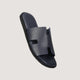Wesley Men's H Dotted Style Leather Slipper-6