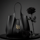Mayfair Black Shoulder Plant Based Leather Bag  (Pre-Order For delivery July 22nd 2026)-1