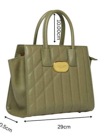 Mini Demi Tote Bag in Green