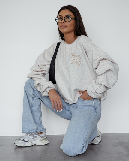 LA BALANCIA | REMY Etro Sweater | Melange Beige | Damen