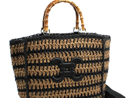 CROCHET PARIS Tragetasche Handtasche mit Logo - ModeEcho
