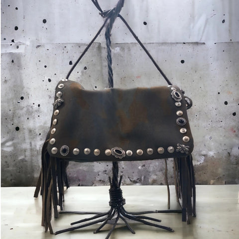 Yaya große Wildledertasche in Camouflage - ModeEcho