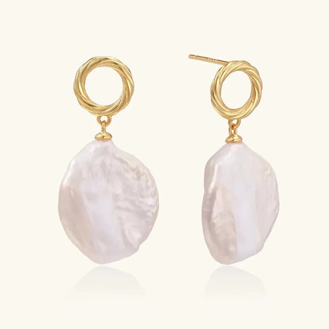 Pearl Glow Drop Earrings - ModeEcho