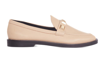 Caetê Kalbsleder-Loafer Beige