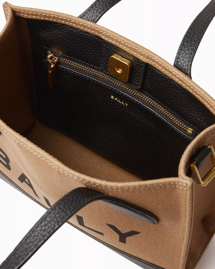 BALLY BAG WITH LOGO | Beige