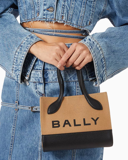 BALLY BAG WITH LOGO | Beige