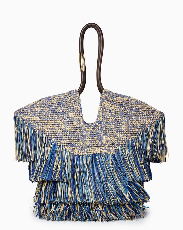 ZIMMERMANN | Goldentime Tote Bag Medium | Blue | Damen