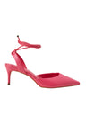 Jaborandi Pink Leather Slingback Heels