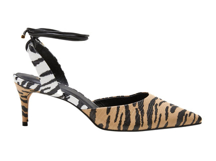 Jaborandi Animal Print Calf Leather Heels – 6.5cm Strappy
