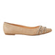 Guaraní Raffia-Leder Ballerinas – Natur Beige | Mangará Atelier