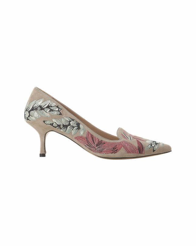 Mangará Ipê Pumps – Grauer Wildleder-Look