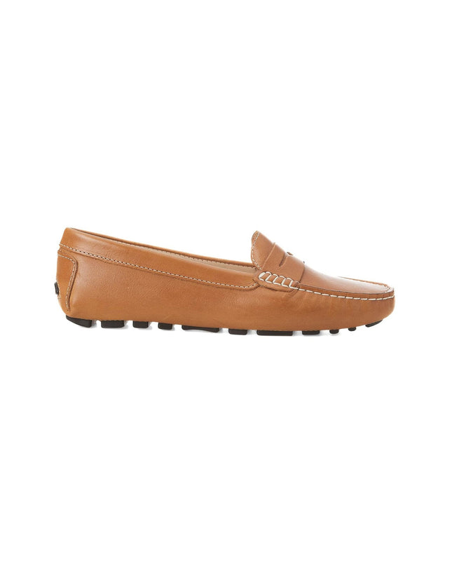 Angico Kalbsleder-Penny-Loafer Braun